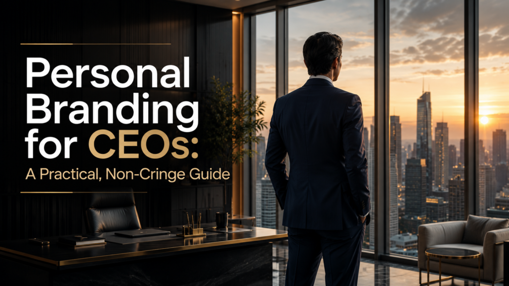 Personal Branding for CEOs: A Practical, Non-Cringe Guide