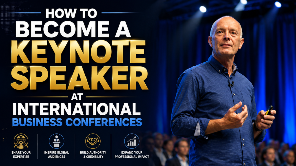 How to Become a Keynote Speaker at International Business Conferences